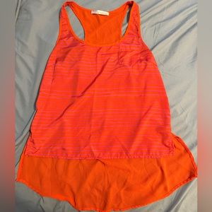Orange/Pink Stripe Tank Top